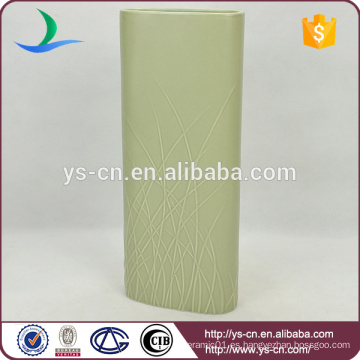 Venta al por mayor simples vasos de cerámica verde claro